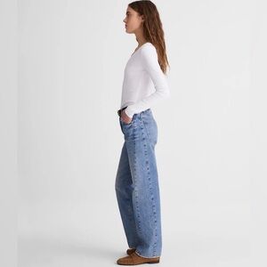 Madewell Pierced Barrel-Leg Jeans